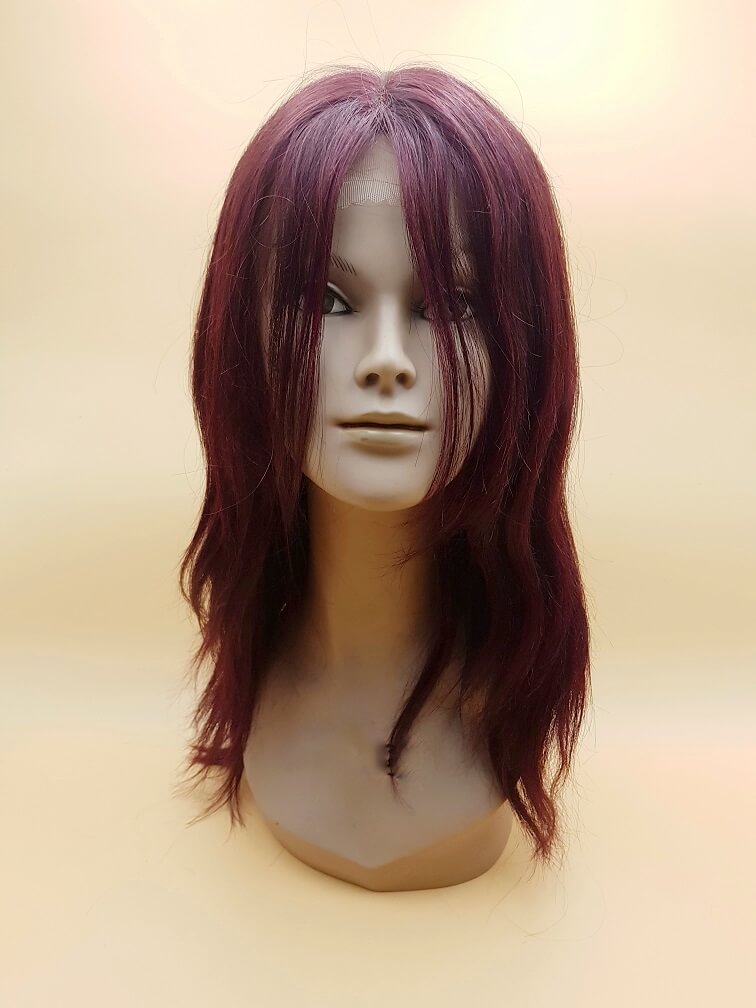 Nneka - 100% Human Hair wig in Auburn image cap