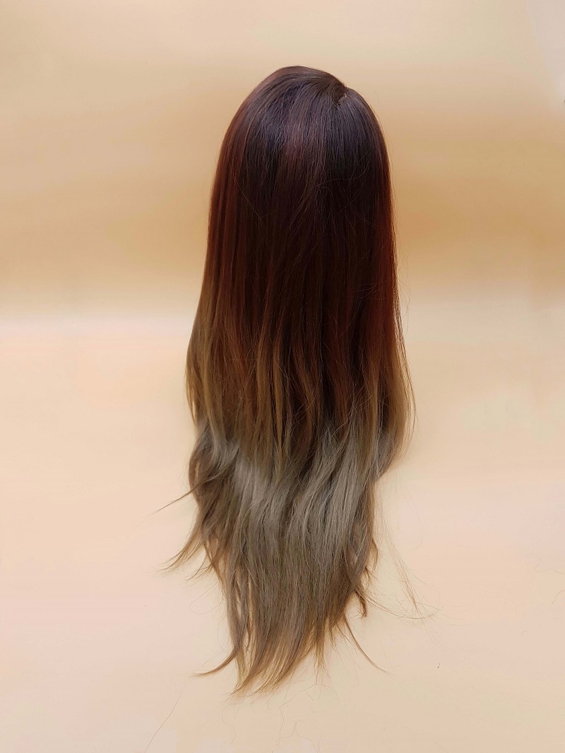 Melanie - Human Hair / Synthetic blend Hair Wig image cap