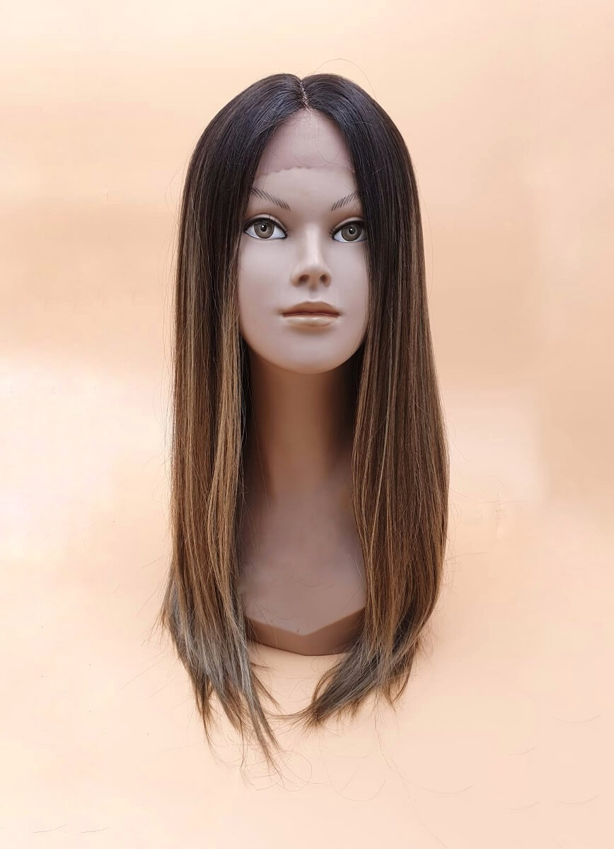 Roberta - 50% Human Hair / 50% Synthetic Hair Wig image cap