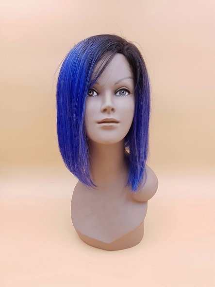 Kelly - Royal Blue Human Hair Wig image cap