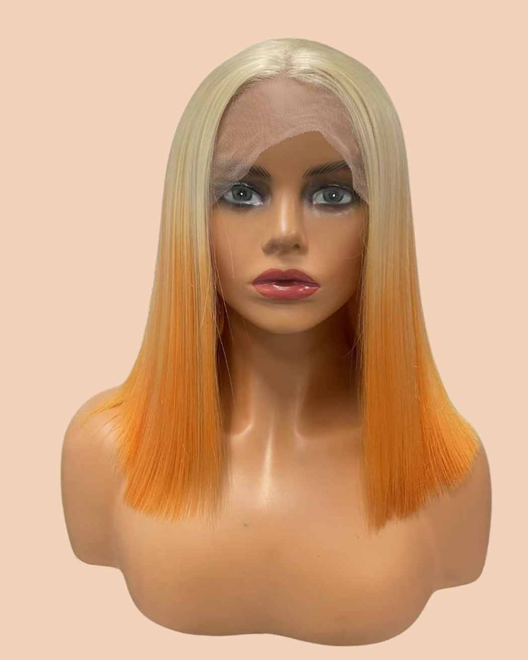 Dami - Blonde and Orange Lace Front Wig image cap